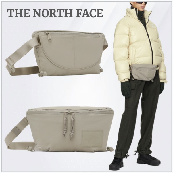 【THE NORTH FACE】グレー Never Stop Lumbar ポーチ カジュアル