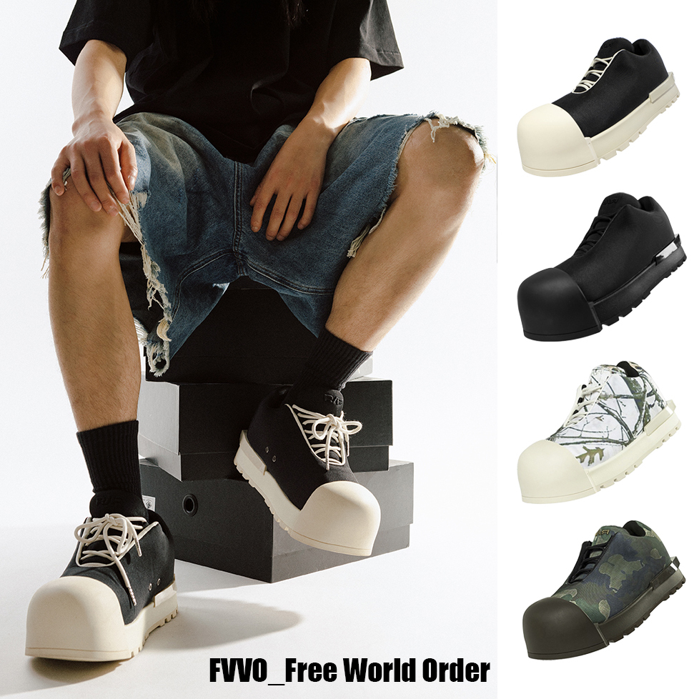 FVVO&ROCKSTA 厚底スニーカー ローカット THICK SOLED LOW BOOTS