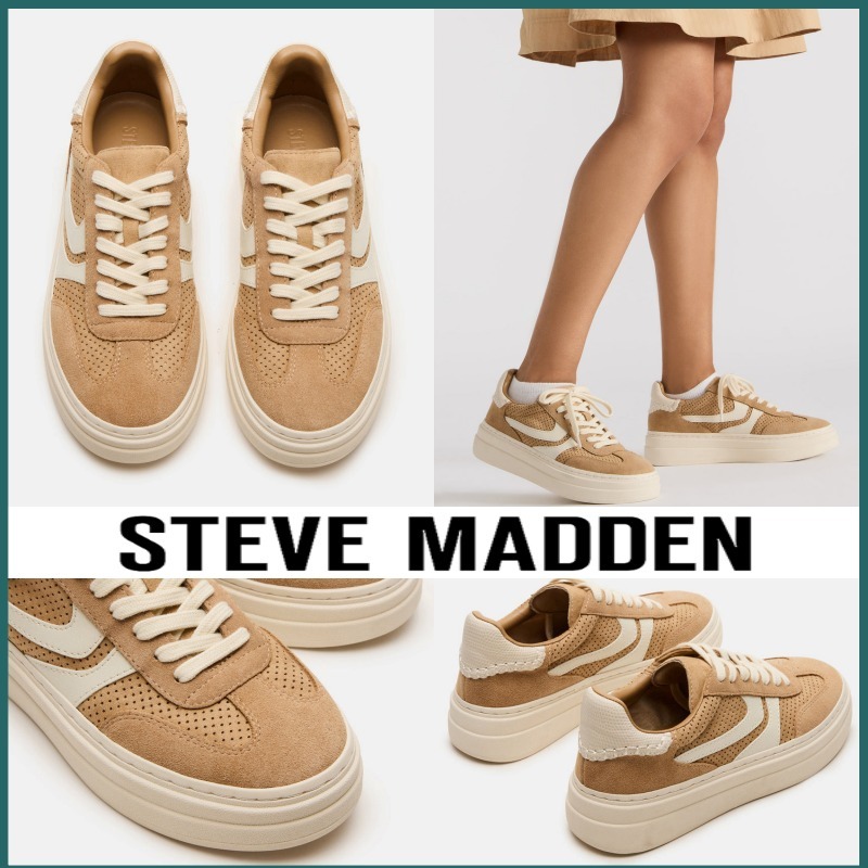 【Steve Madden】Dodge スニーカー キャメルマルチ