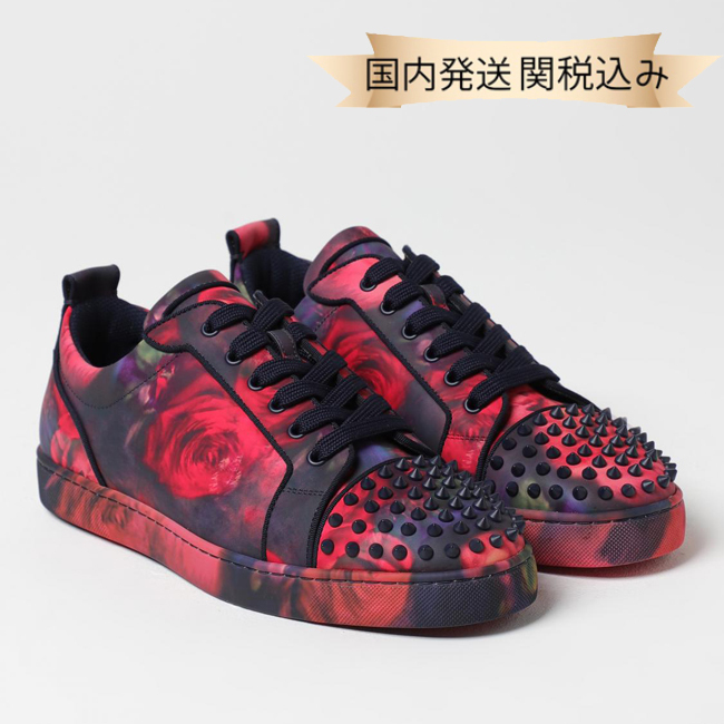 国内発送【Christian Louboutin】Louis Junior Spikesスニーカー