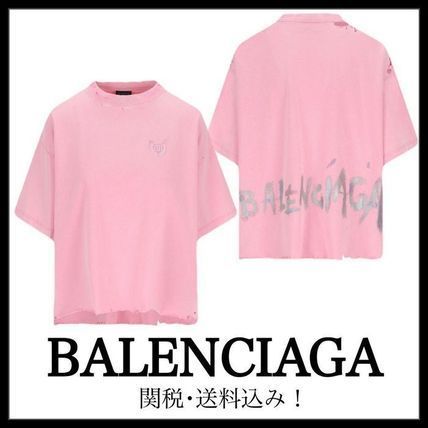 BALENCIAGA＊Nail Polish クロップド Tシャツ