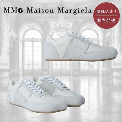 Maison Margiela MM6 スニーカー レディース 白 厚底 メゾン
