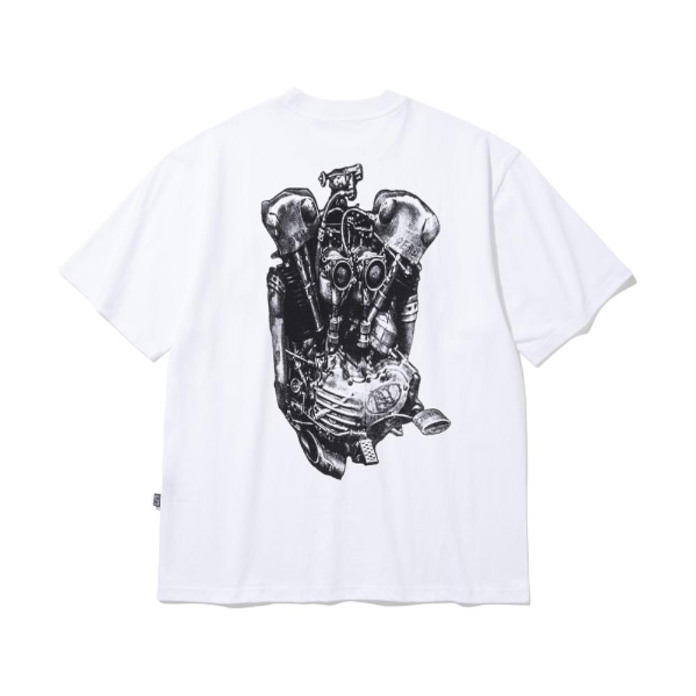 Tシャツ・カットソー NOT4NERD Engine TShirts White TS082WH