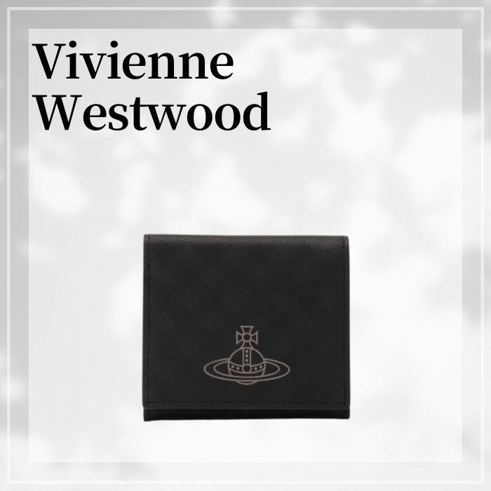 VivienneWestwood☆ EMBOSSED 小銭入れ ブラック 二つ折り