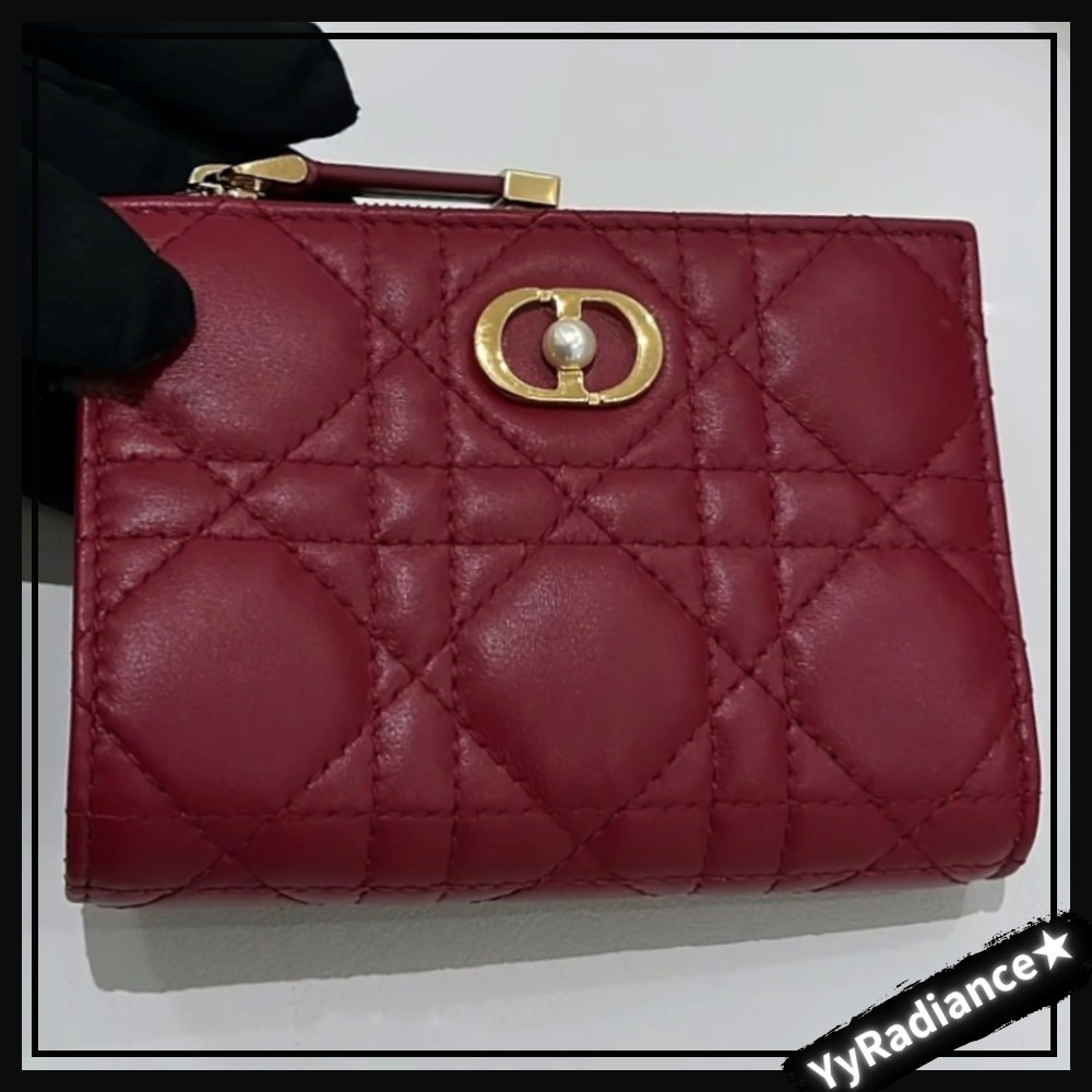 【小さいのに頼れる♡機能的♡】DIOR 折りたたみ財布