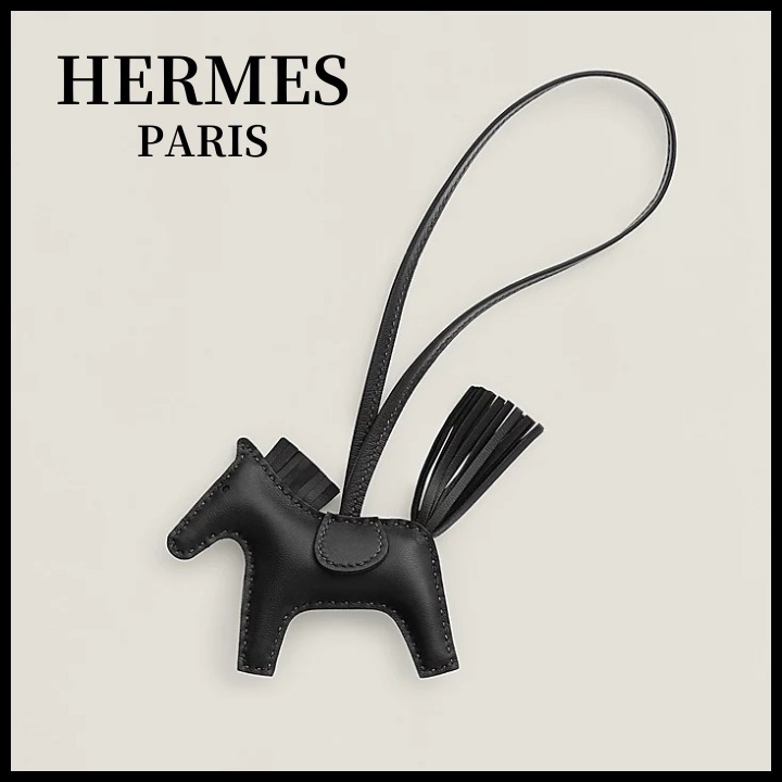 【Hermes】エルメス ロデオ チャーム PM ノアール