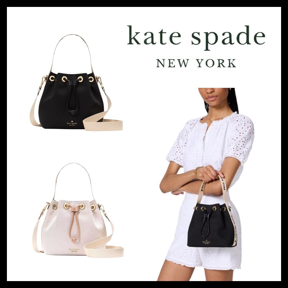 【Kate Spade】Kip Canvas Bucket Bag ◆国内発送◆