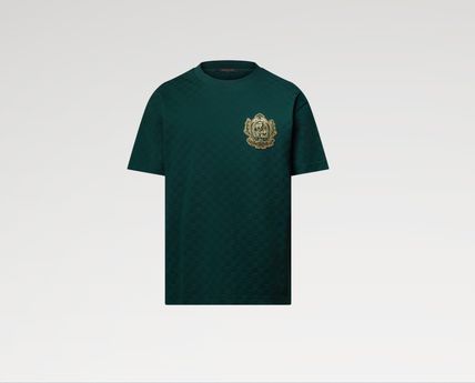 【ルイヴィトン】シグネチャーパッチコットンTシャツ コットンピケTシャツウィズエンブロイダードLVパッチ ｜ルイ