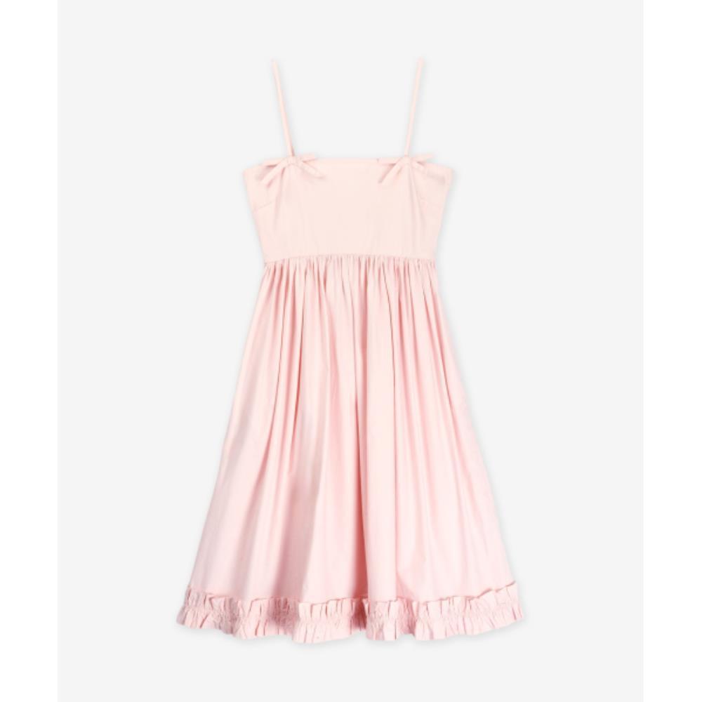 ★Ganni★ Cotton Poplin Strap Dress Chalk Pink W0325868