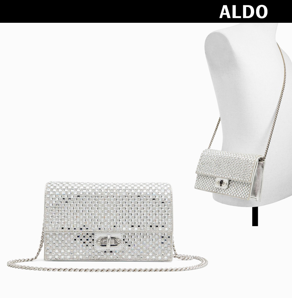 ALDO◆Meredith Crossbody - Silver