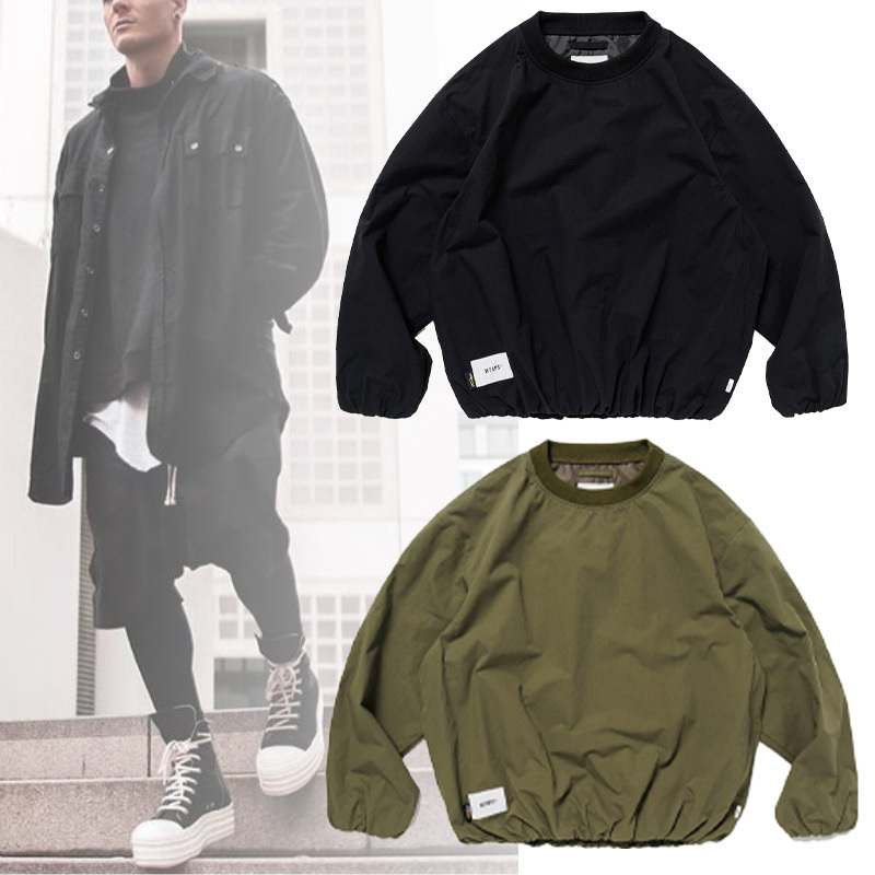 関送込!WTAPS ロゴ シンプル クルーネック 長袖 トレーナー