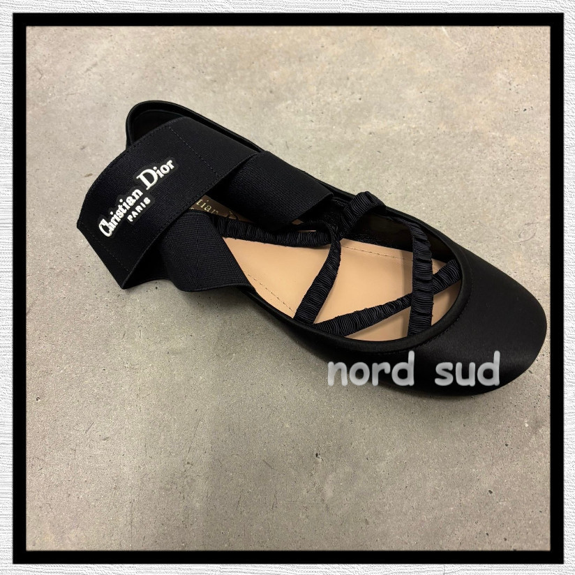 【海外限定】Dior シェード バレリーナ ◆ メタルバックル付