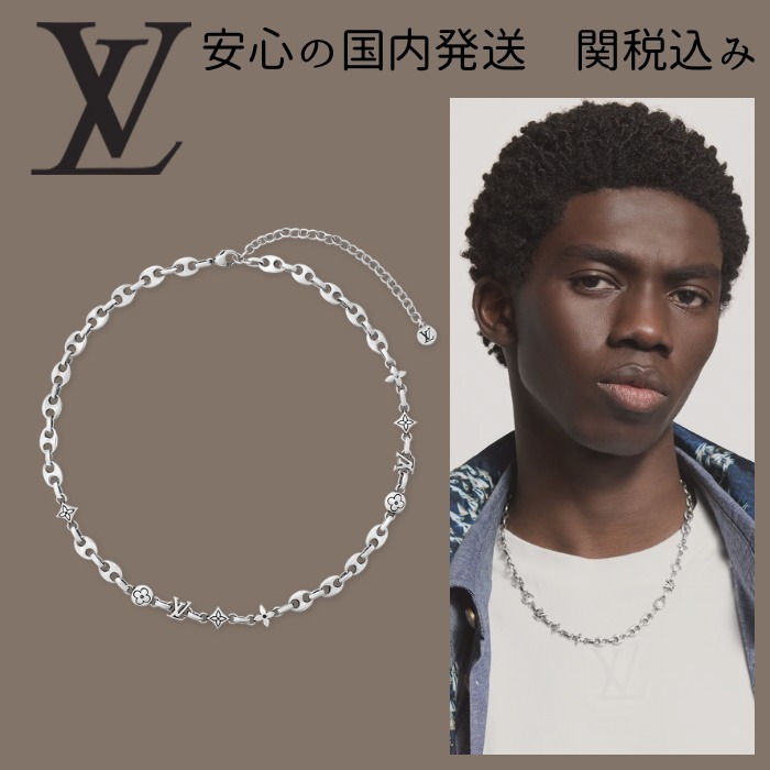 【シンプルでお洒落♪】Louis Vuitton ネックレス・LV セーラー