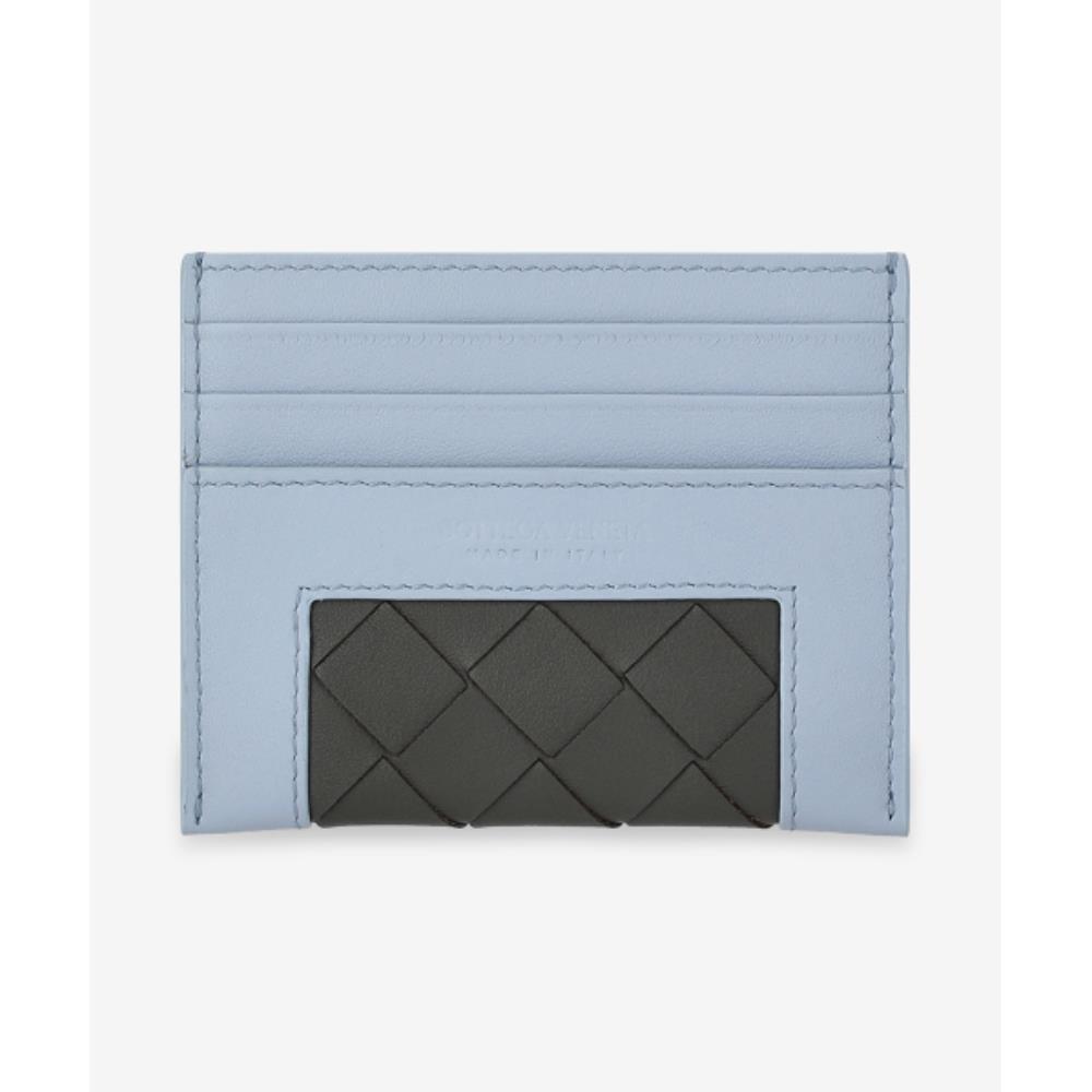 ★BOTTEGA VENETA★ Intrecciato Colorblock Card Holder Gray L