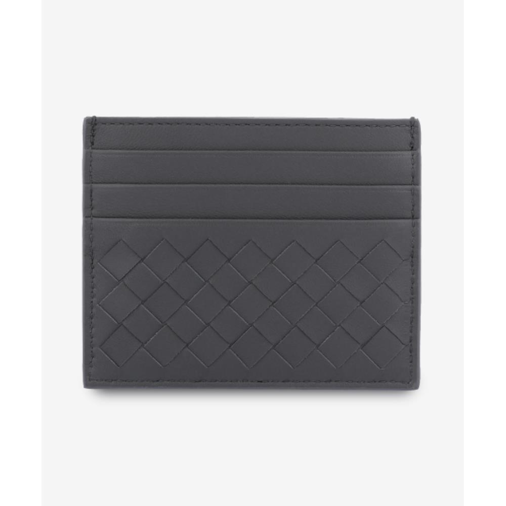 ★BOTTEGA VENETA★ Intrecciato Card Holder Light Grey 162150