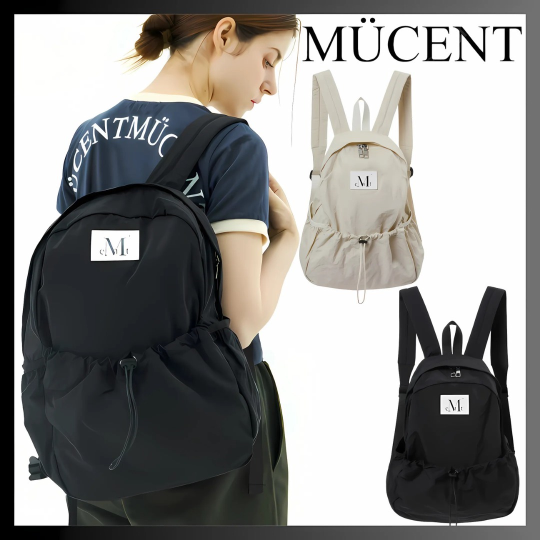 MUCENT☆大人気♪Freebie String Backpack Unisex