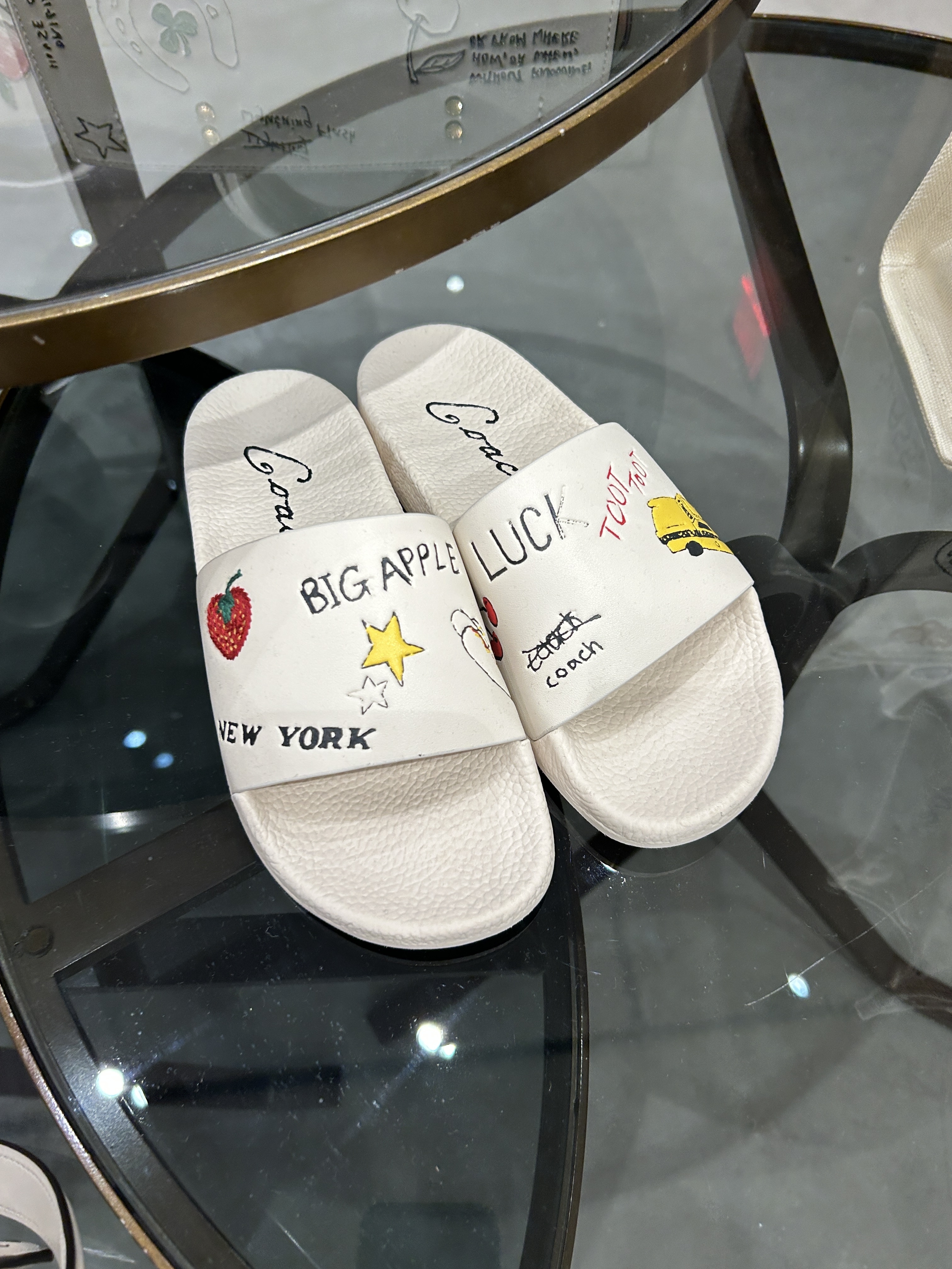 coach ユーデル スポーツ スライド・スケッチ プリント