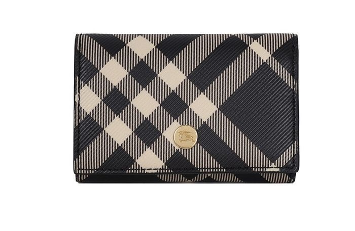 ☆関税込☆BURBERRY★チェック 小銭入れ付き 三つ折り財布★