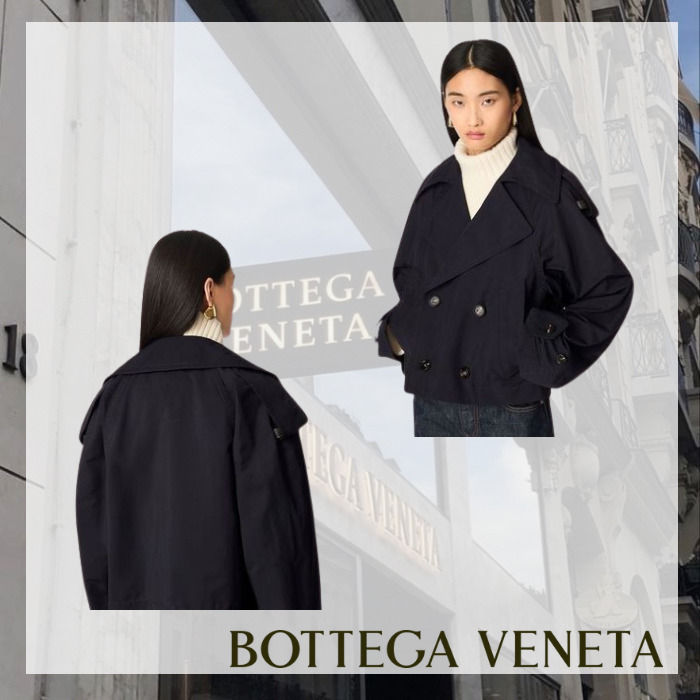 Bottega Venata テクニカル コットン ジャケット レディース