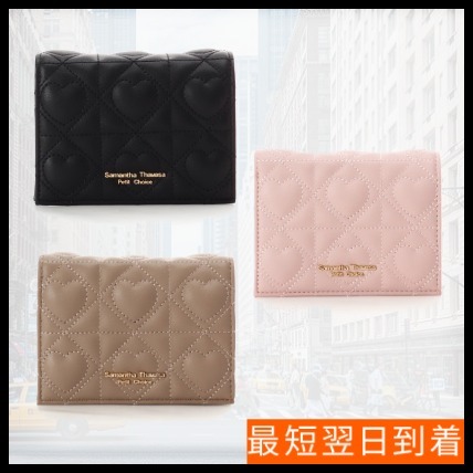 【Samantha Thavasa Petit Choice】ハートキルト ミニ財布