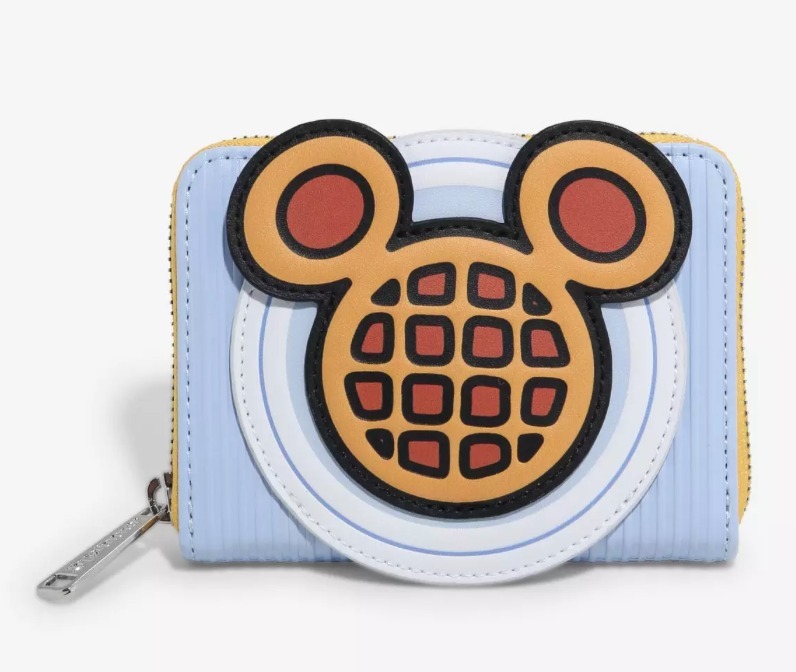 【Loungefly】ディズニー ミッキーワッフル 総柄 ミニウォレット