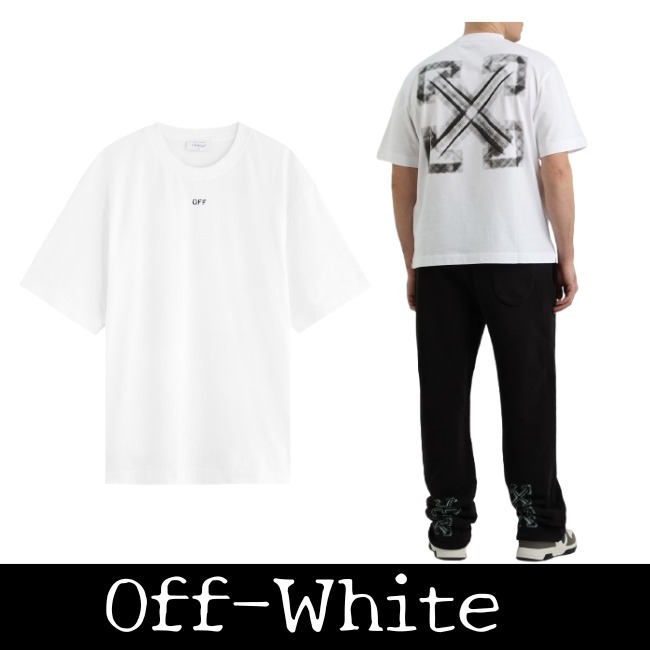 【Off-White】スケートアロープリントコットンTシャツ