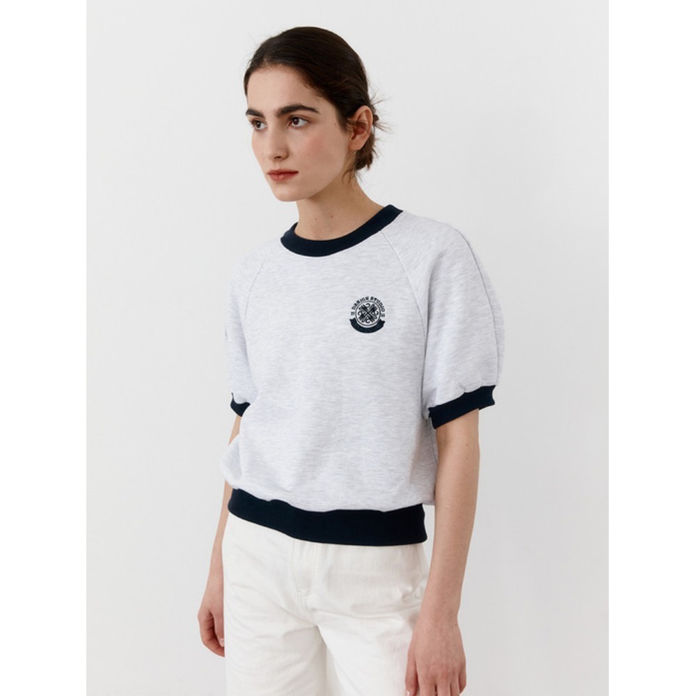 ★MOHAN★ TWR LOGO HALF SLEEVE TOP _3 COLORS