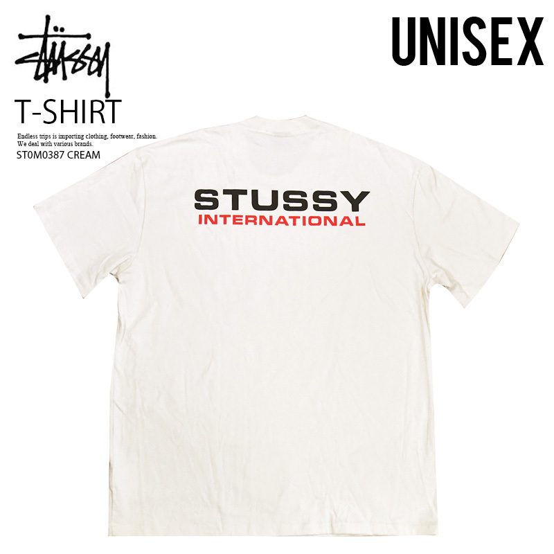 即納★大人気★STUSSY★INTERNATIONAL LCB TEE★ST0M0387 CREAM