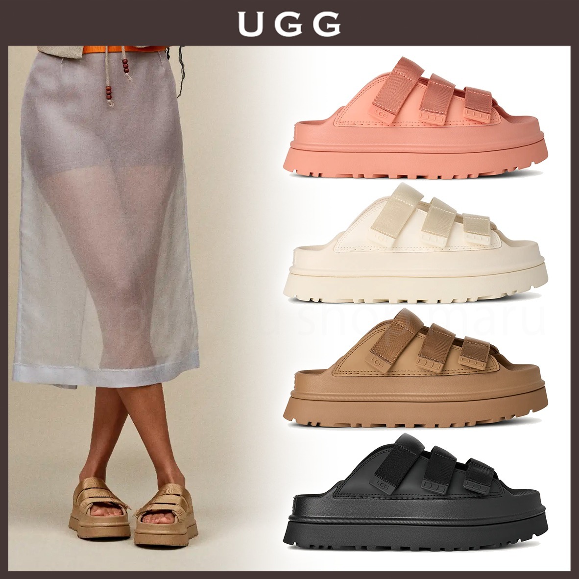 UGG◆ゴールデングロースライドサンダル◆4色