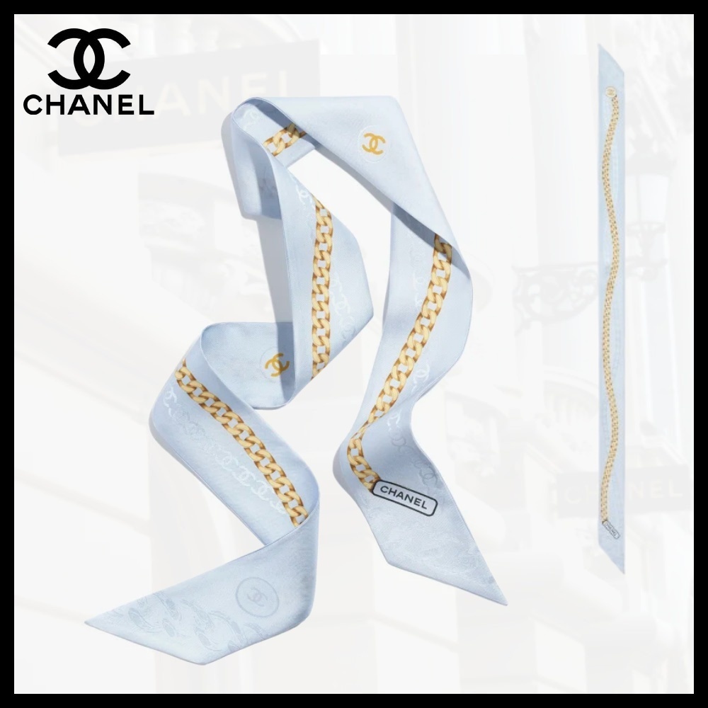 【国内発送☆爽やかブルー】CHANEL ヘアバンド