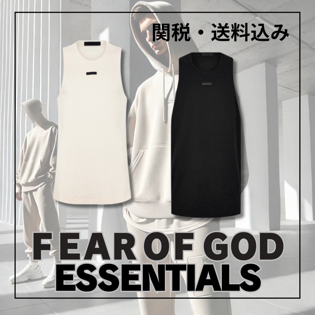 関税込み＊FEAR OF GOD ESSENTIALS＊コットン リブタンクトップ