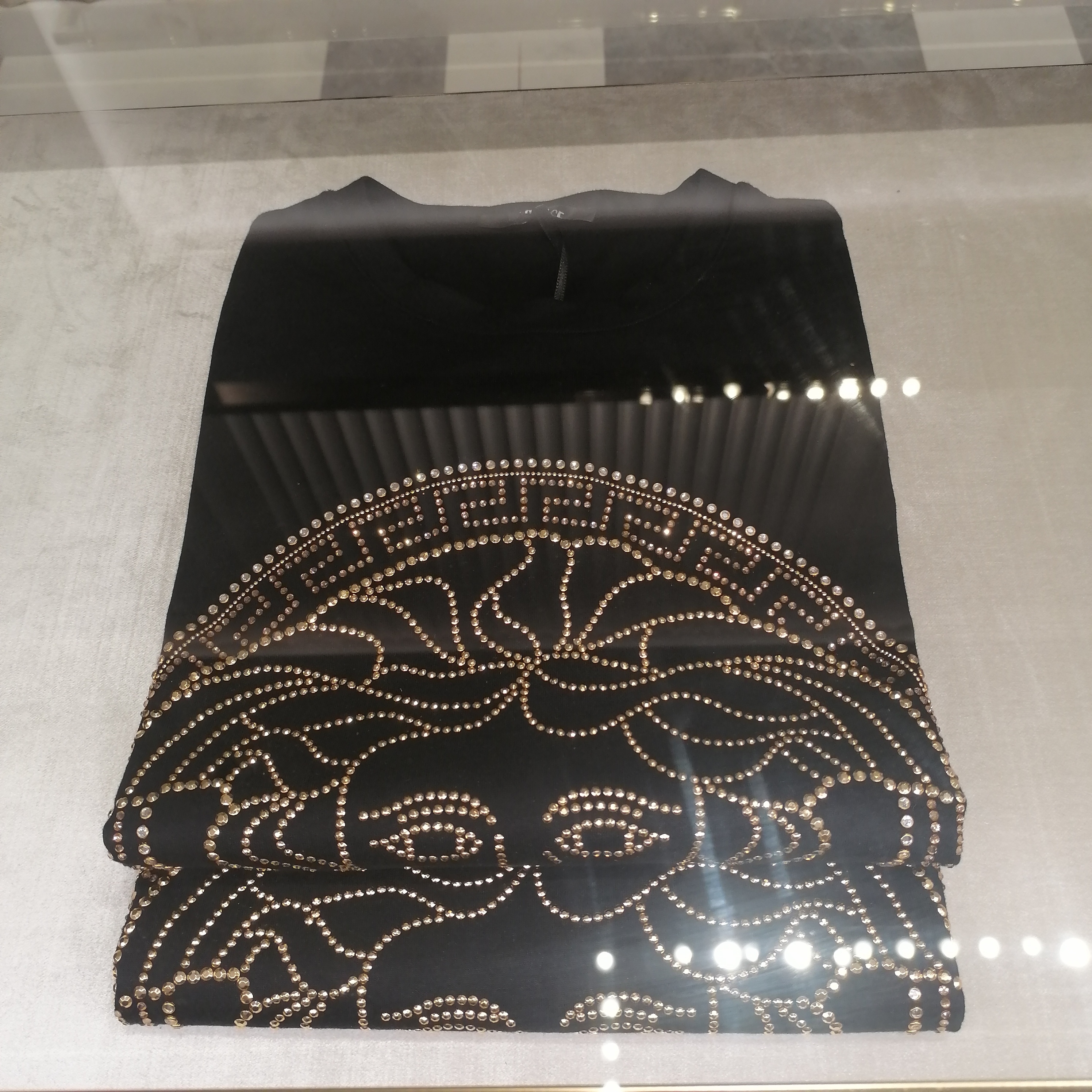 VERSACE☆クリスタルメデューサTシャツ