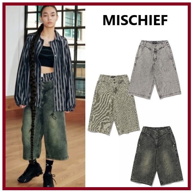 【MISCHIEF】 WASHED BERMUDA PANTS ★大人気★