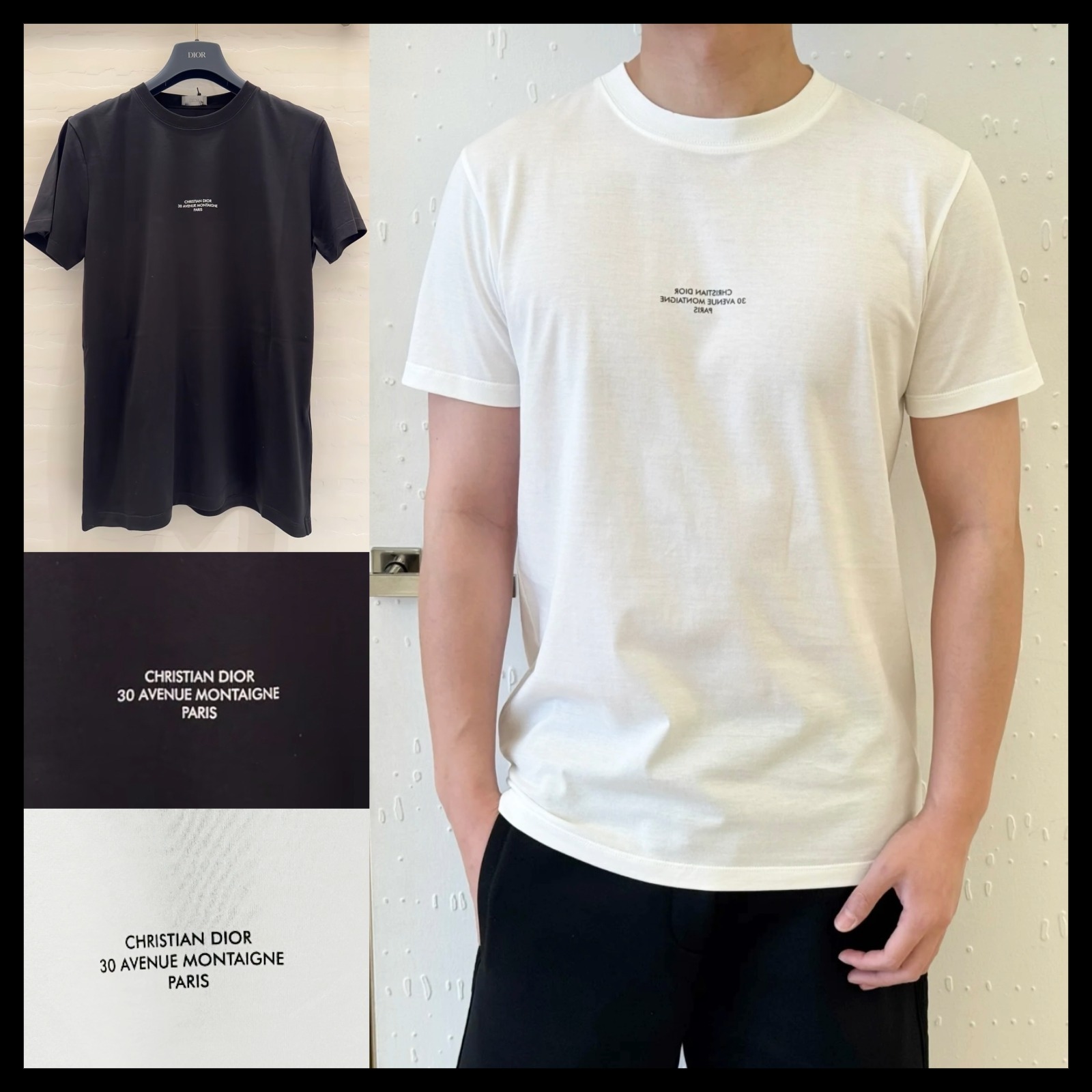 【シンプルでスタイリッシュ♪】DIOR★Dior Montaigne Tシャツ