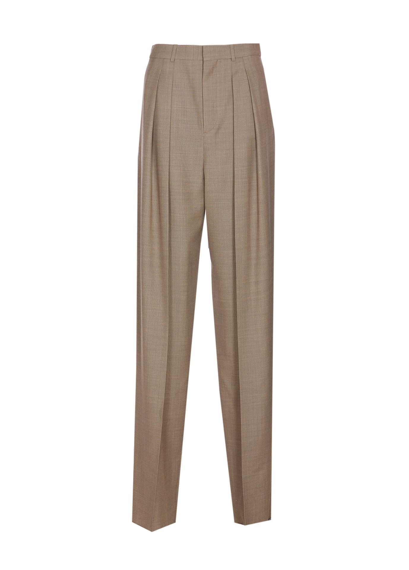 【送料&関税込】Saint Laurent Wide-leg In Wool Caviar Pants