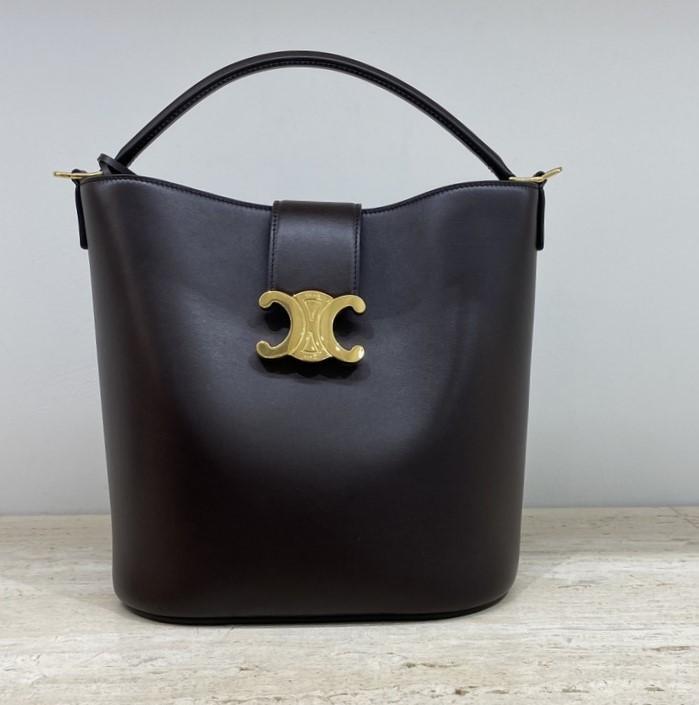 国内発送/CELINE/スモールバケット ルイズ スムースカーフスキン