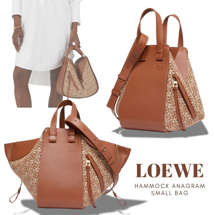 【希少/逸品】LOEWE スモール アナグラム ハンモック バッグ