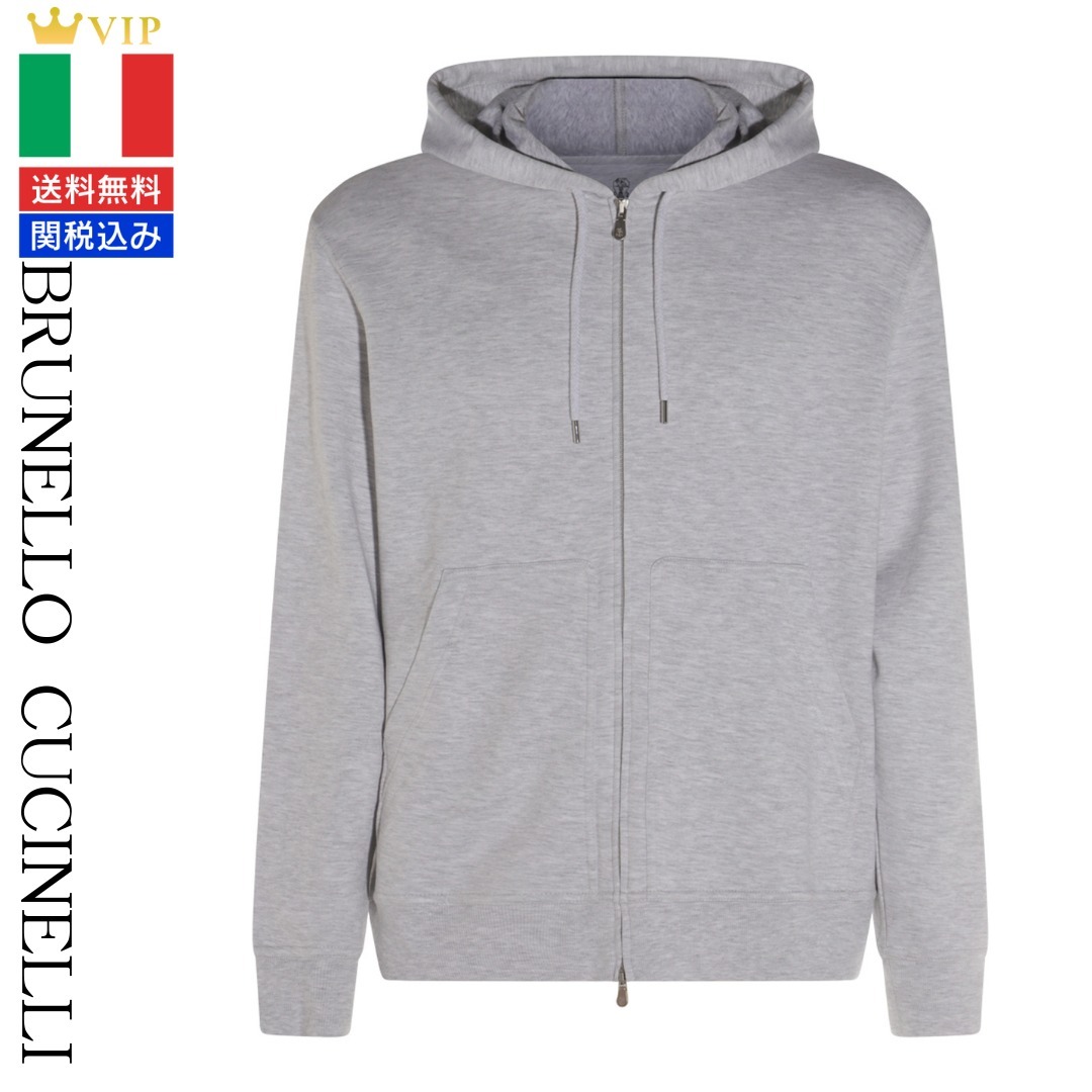 VIP【関税送料無料】希少 BRUNELLO CUCINELLI GREY SWEATSHIRT