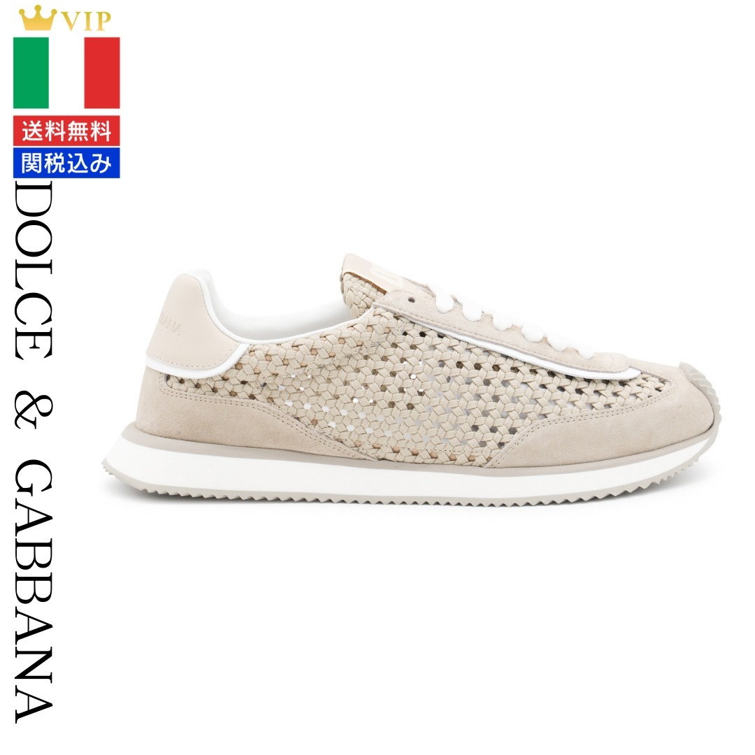 VIP【関税送料無料】希少 DOLCE & GABBANA SAND SNEAKERS