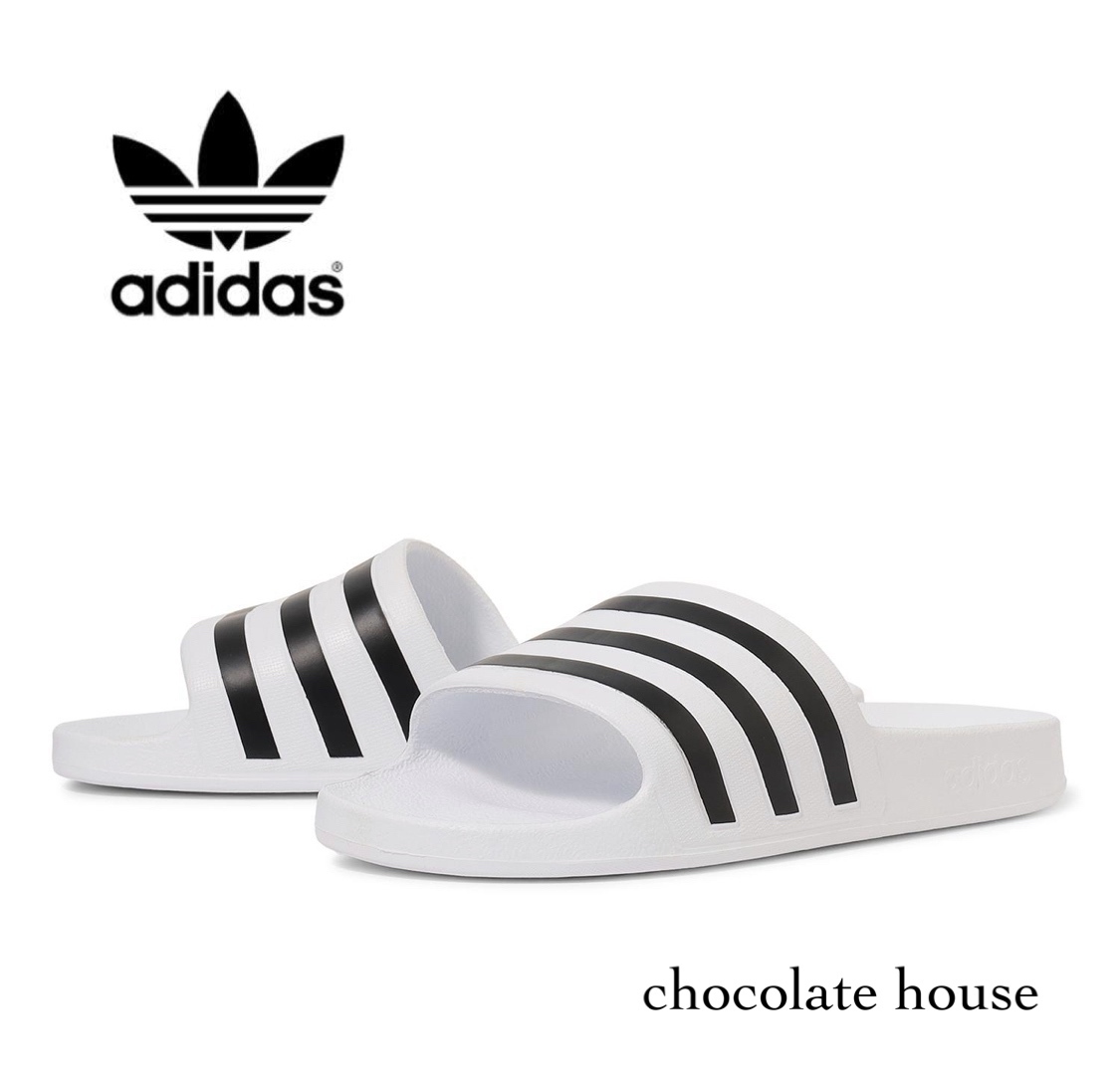 ◆adidas◆アディダス ADILETTE AQUA U F35539 FTWR/CORE/FTWR