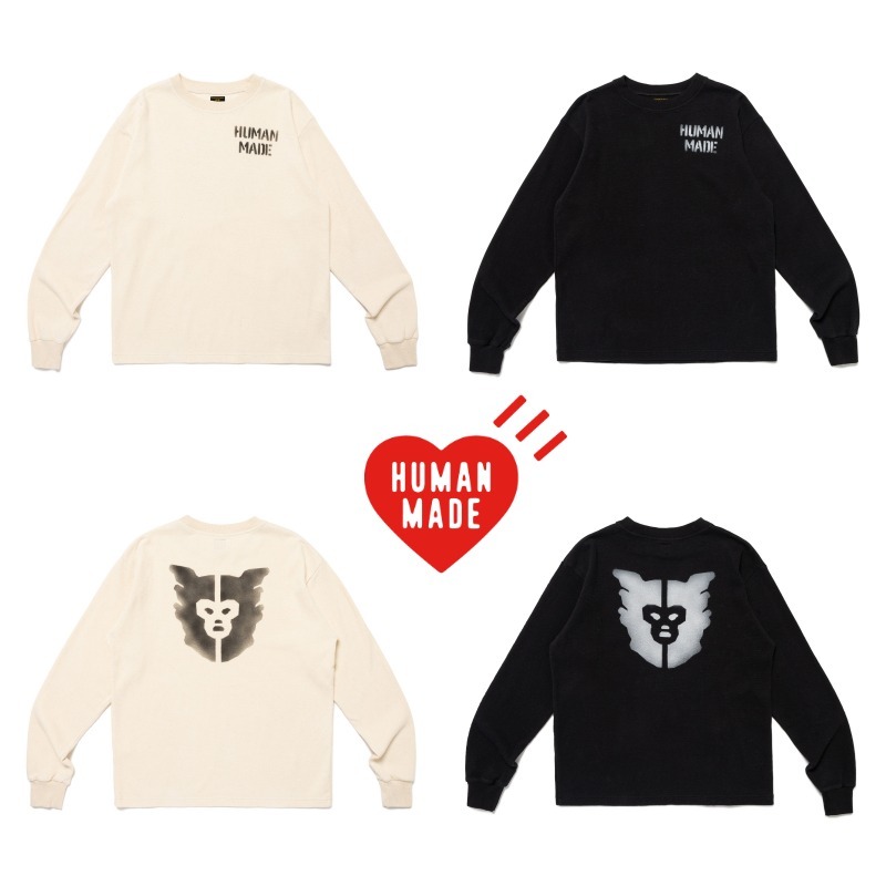 【ユニセックス】HUMAN MADE/サーマル Tシャツ ロンT