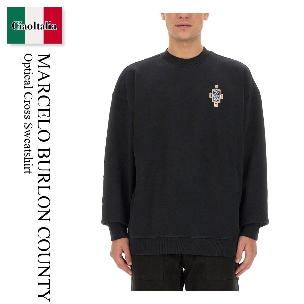 スウェット・トレーナー Marcelo Burlon County Of Milan Optical Cross Sweatshirt