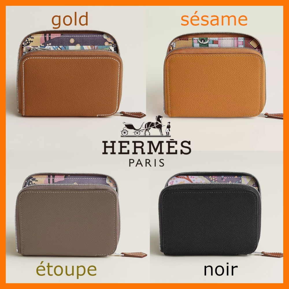パリ発♡Hermes Silk'in コンパクト エトゥープ