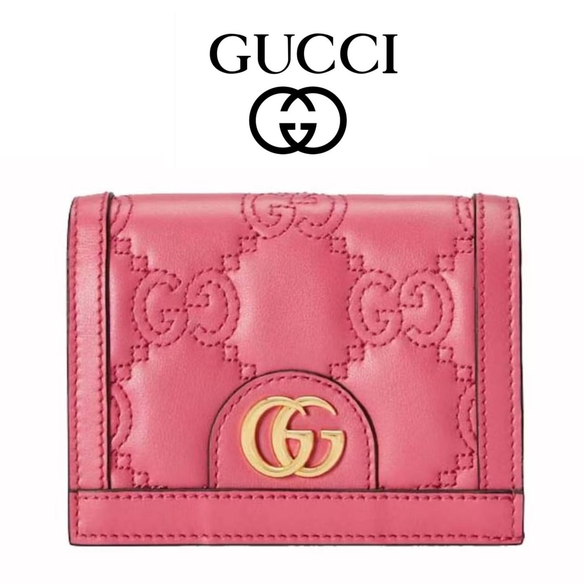 ★送料関税込★GUCCI GGマトラッセ カードケース 二つ折り財布