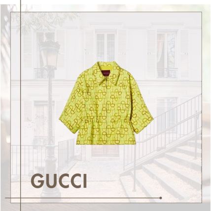 GUCCI グッチ ブルゾン（その他） 緑 40(M位) 4103624Y0015 Gucci Green Satin Bomber Jacket New Size 44 | eBay