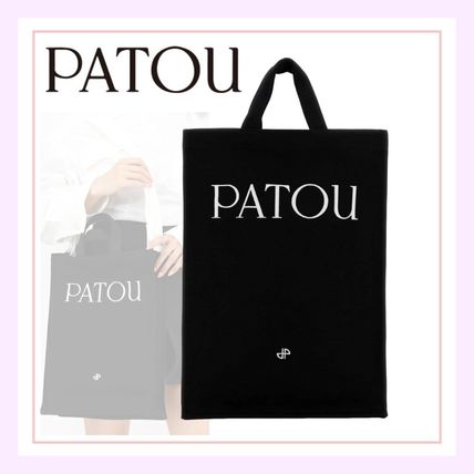 新作★限定【PATOU】SHOPPING BAG ロゴトートバッグ エコバッグ エコバック PATOU(パトゥ) トートバッグ(レディース) - 海外通販