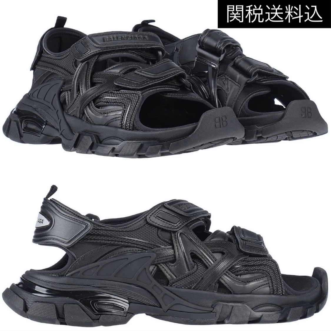 関税送料込 BALENCIAGA バレンシアガ Track トラック サンダル