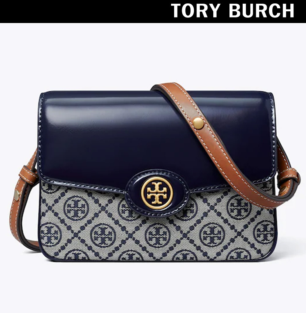 [Tory Burch]Robinson T Monogram Shoulder Bag 割引中