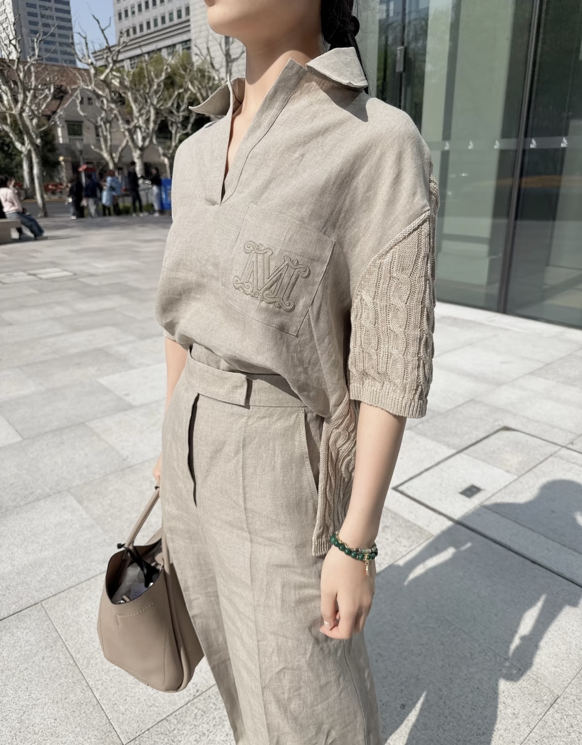 スタイリッシュ《Max Mara》PAVIDI & SEQUOIAセットアップ