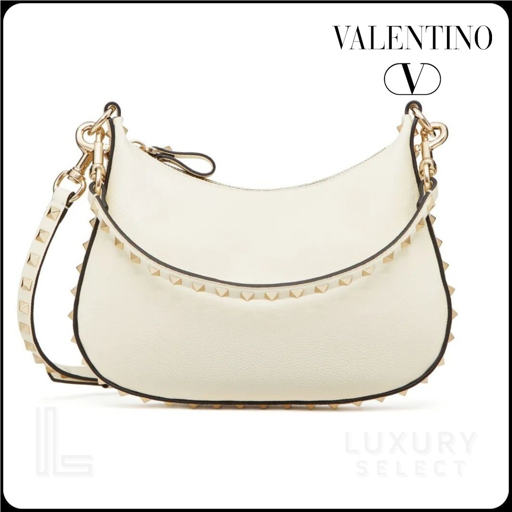 【Valentino】SM ROCSTUD LEATHER SHOULDER BAG◆ZW2B0M37VSF
